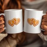 Σετ 2 Κούπες Matching, Δώρο Χριστουγέννων για Ζευγάρι