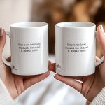 Σετ 2 Κούπες Matching, Δώρο Χριστουγέννων για Ζευγάρια