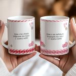 Σετ 2 Κούπες Matching, Δώρο Χριστουγέννων για Μητέρα & Κόρη