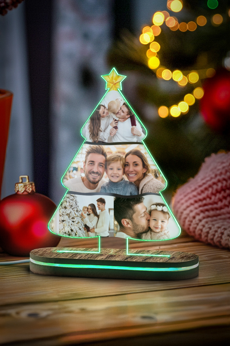 myikona-fotistika-epitrapezia-christmas-trees-green-a-0001 Φωτιστικό - Δώρο Χριστουγέννων για Οικογένεια με Φωτογραφίες