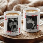 Σετ 2 Κούπες Matching King & Queen, Ιδανικό Δώρο για Ζευγάρι