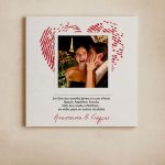Πίνακας σε Καμβά με Φωτογραφία Polaroid, Δώρο για Ζευγάρι