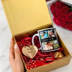 Love Kit για Ερωτευμένους με Κούπα, 2 Μπρελόκ, Γλυκά & Μπαλόνια