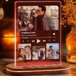 Επιτραπέζιο Φωτιστικό Valentine Day Music με Φωτογραφίες