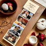 Ξύλινο Photo Box με Αναδιπλούμενες Φωτογραφίες, Σε Λατερεύω