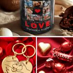 Exclusive Love Kit με Αρωματικό Κερί, 2 Μπρελόκ, Γλυκά & Μπαλόνια
