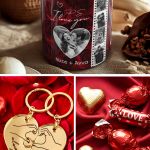 Εκλεπτυσμένο Gift Box με Αρωματικό Κερί, 2 Μπρελόκ, Γλυκά & Μπαλόνια