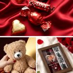 Premium Love Kit με Κορνίζα, Αρκουδάκι, Γλυκά & Μπαλόνια