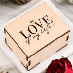 Ξύλινο Photo Box με Αναδιπλούμενες Φωτογραφίες, Love Of Life