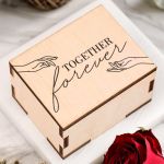 Ξύλινο Photo Box με Αναδιπλούμενες Φωτογραφίες, Forever