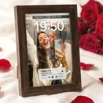 Premium Gift Box με Κορνίζα με Φωτογραφίες, 2 Μπρελόκ, Γλυκά & Μπαλόνια