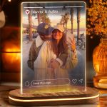 Επιτραπέζιο Φωτιστικό LED Instagram Story, Δώρο για Ζευγάρι