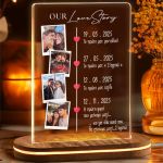 Φωτιστικό LED με Φωτογραφίες για Ζευγάρια, Our Love Story