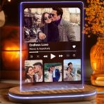 Επιτραπέζιο Φωτιστικό Valentine Day Music με Φωτογραφίες