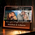 Φωτιστικό LED με Ονόματα, Πρωτότυπο Δώρο για Ερωτευμένων