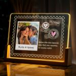 Φωτιστικό LED με Ονόματα Οριζόντιο, Valentine's Day Card Postal