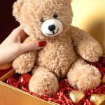 Premium Love Kit με Κορνίζα, Αρκουδάκι, Γλυκά & Μπαλόνια