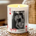 Σετ 2 Κεριά Matching King & Queen, Δώρο για Ζευγάρι