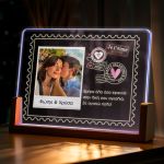 Φωτιστικό LED με Ονόματα Οριζόντιο, Valentine's Day Card Postal