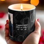Love Box Δώρου με Αρωματικό Κερί, 2 Μπρελόκ, Γλυκά & Μπαλόνια