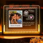 Φωτιστικό LED με Ονόματα Οριζόντιο, Valentine's Day Card Postal