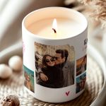 Σετ 2 Κεριά Matching με Φωτογραφίες, Δώρο για Ζευγάρια