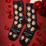 Valentine Δώρο για Ζευγάρια | Matching Κάλτσες με Ονόματα