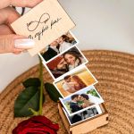 Ξύλινο Photo Box με Αναδιπλούμενες Φωτογραφίες, Eternity
