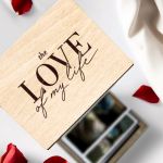 Ξύλινο Photo Box με Αναδιπλούμενες Φωτογραφίες, Love Of Life