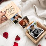 Ξύλινο Photo Box με Αναδιπλούμενες Φωτογραφίες, Σε Λατερεύω