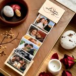Ξύλινο Photo Box με Αναδιπλούμενες Φωτογραφίες, Together