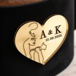 Παντοτινό Τριαντάφυλλο σε Θήκη με Θόλο, Δώρο Ζευγαριού