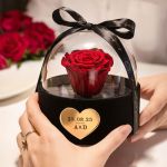 Forever Rose Κόκκινο σε Θήκη με Θόλο, Δώρο για Ερωτευμένους