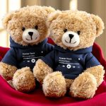 Σετ 2 Λούτρινα Teddy Bears με Αγαπημένο Τραγούδι για Ζευγάρι