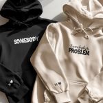 2 Matching Hoodies με Μονόγραμμα, Δώρο για Ζευγάρι