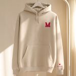 2 Matching Hoodies με Μονογράμματα, Δώρο για Ζευγάρι
