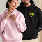 2 Matching Φούτερ με Κουκούλα, Πρωτότυπο Δώρο για Ζευγάρι