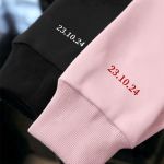 2 Matching Φούτερ με Κουκούλα & Μονόγραμμα, Valentine Gift