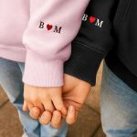 2 Matching Φούτερ με Κουκούλα Puzzle Heart, Δώρο για Ζευγάρια