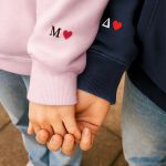 2 Matching Φούτερ με Κουκούλα, Μοναδικό Δώρο για Ζευγάρια