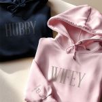 2 Matching Hooddies Wifey & Hubby, Δώρο για Ζευγάρι