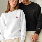 2 Matching Φούτερ με Σχέδιο Puzzle Heart, Δώρο για Ζευγάρι