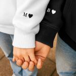 2 Matching Φούτερ για Ζευγάρι, Προσωποποιημένο Δώρο