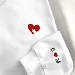 2 Matching Φούτερ με Σχέδιο Puzzle Heart, Δώρο για Ζευγάρι