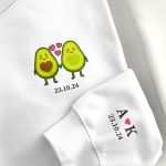 2 Matching Φούτερ Πρωσοποποιημένα, Δώρο για Valentine Day