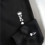 2 Matching Φούτερ King & Queen, Τέλειο Δώρο για Ζευγάρι