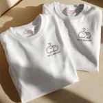 2 Matching T-shirts για Ερωτευμένους, Πρωσοποποιημένο Δώρο