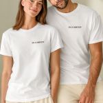 2 Matching T-shirts με Πρωσοποποίηση, Δώρο για Ερωτευμένους
