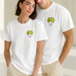 2 Matching T-shirts Avocado Love, Τέλειο Δώρο για Ζευγάρι