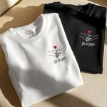 2 Matching T-shirts me Imerominia, Doro gia Giorti Erotevmenon